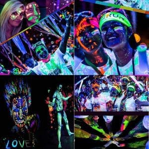 Glow Body Paint (Set of 6 Colors)